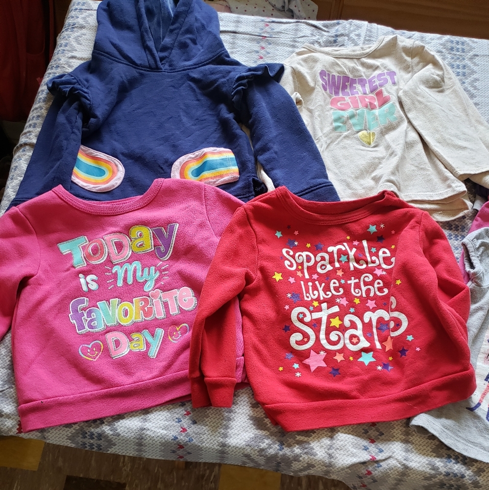 18 month girl tops